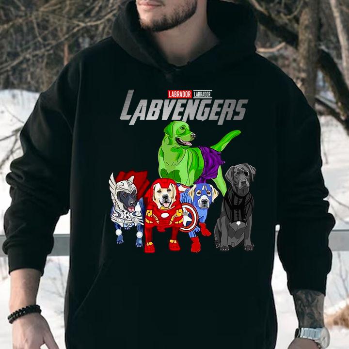 Labrador Labvengers t-shirt hoodie