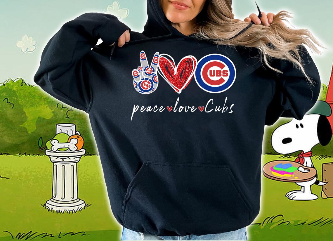 Peace Love Chicago Cubs Diamonds t-shirt hoodie