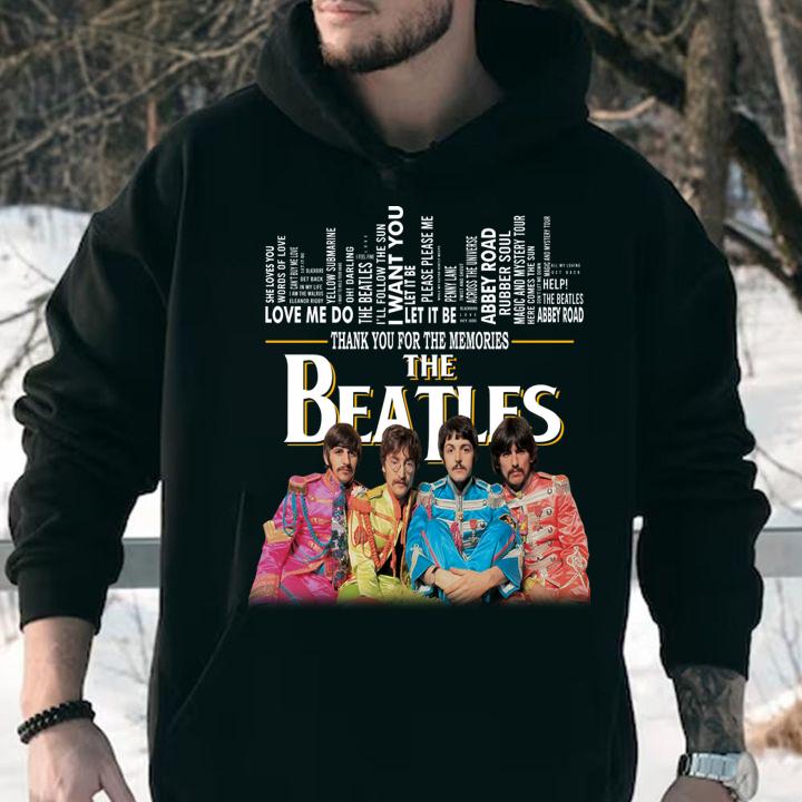 Thank You For The Memories The Beatles t-shirt hoodie