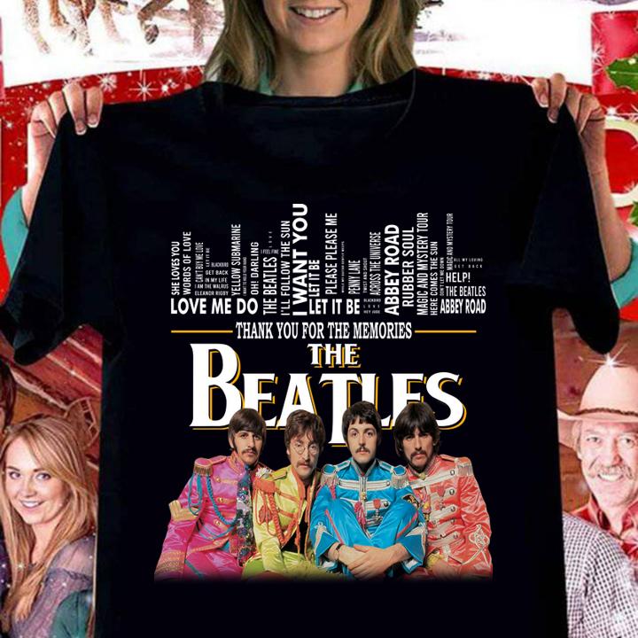 Thank You For The Memories The Beatles t-shirt woman shirt