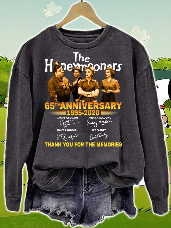 The Honeymooners 65th Anniversary 1955 2020 Thank You For The Memories Signatures t-shirt sweatshirt