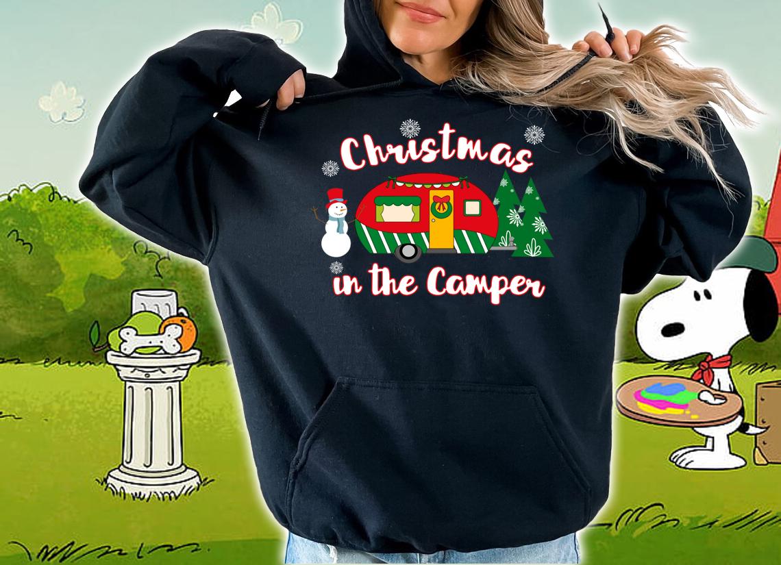 Christmas In The Camper Christmas Camping t-shirt hoodie