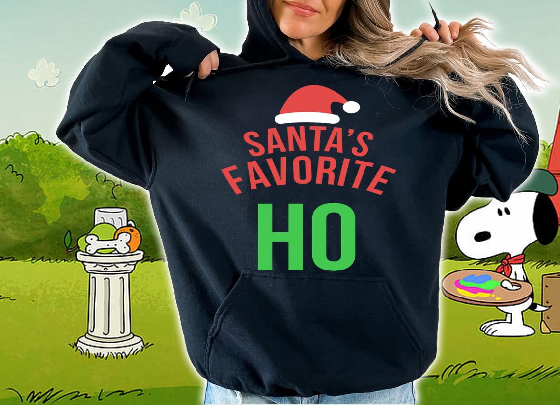 Santas Favorite Ho Inappropriate Xmas Funny Christmas t-shirt hoodie