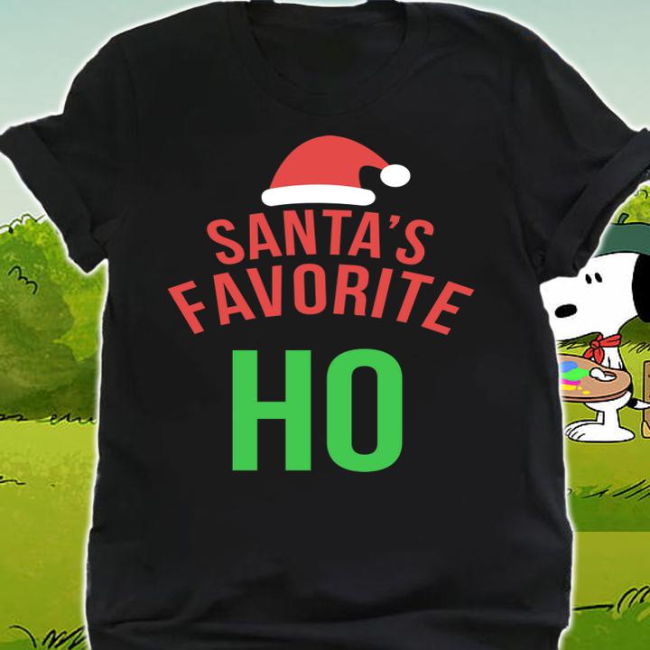 Santas Favorite Ho Inappropriate Xmas Funny Christmas t-shirt shirt