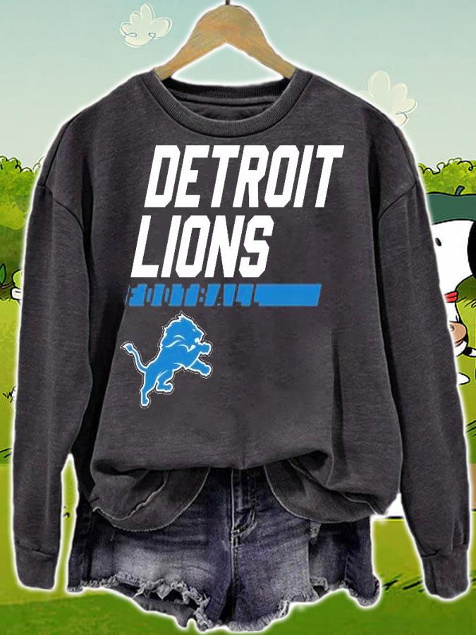 Detroit Lions Football NFL logo t-shirt sweatshirt