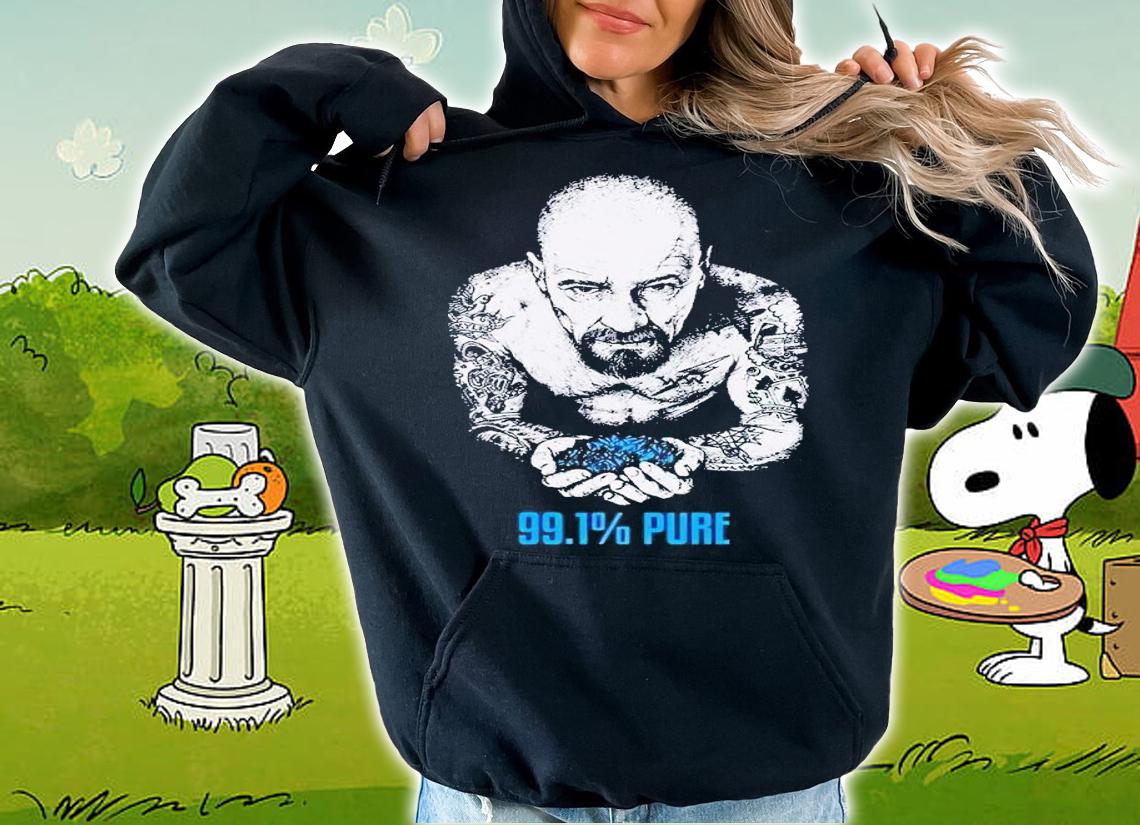 Breaking Bad Tattooed Walter White 99 1 pure Crystal Meth shirt t-shirt hoodie