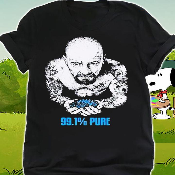 Breaking Bad Tattooed Walter White 99 1 pure Crystal Meth shirt t-shirt shirt