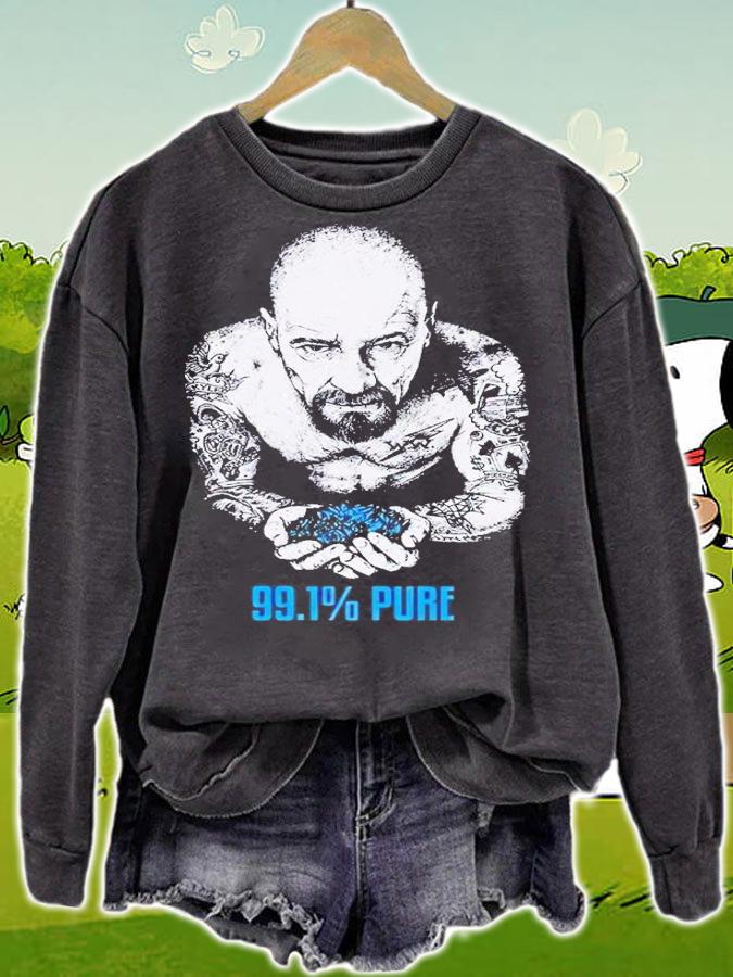 Breaking Bad Tattooed Walter White 99 1 pure Crystal Meth shirt t-shirt sweatshirt