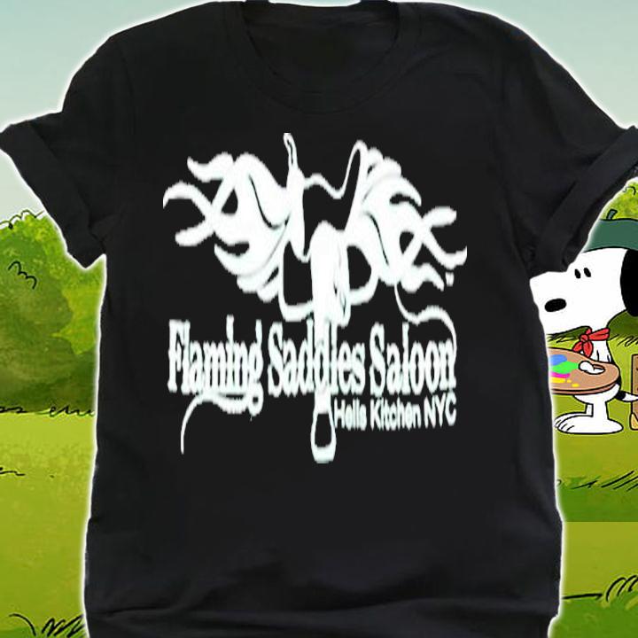 Flaming Saddles Saloon Shirt t-shirt shirt