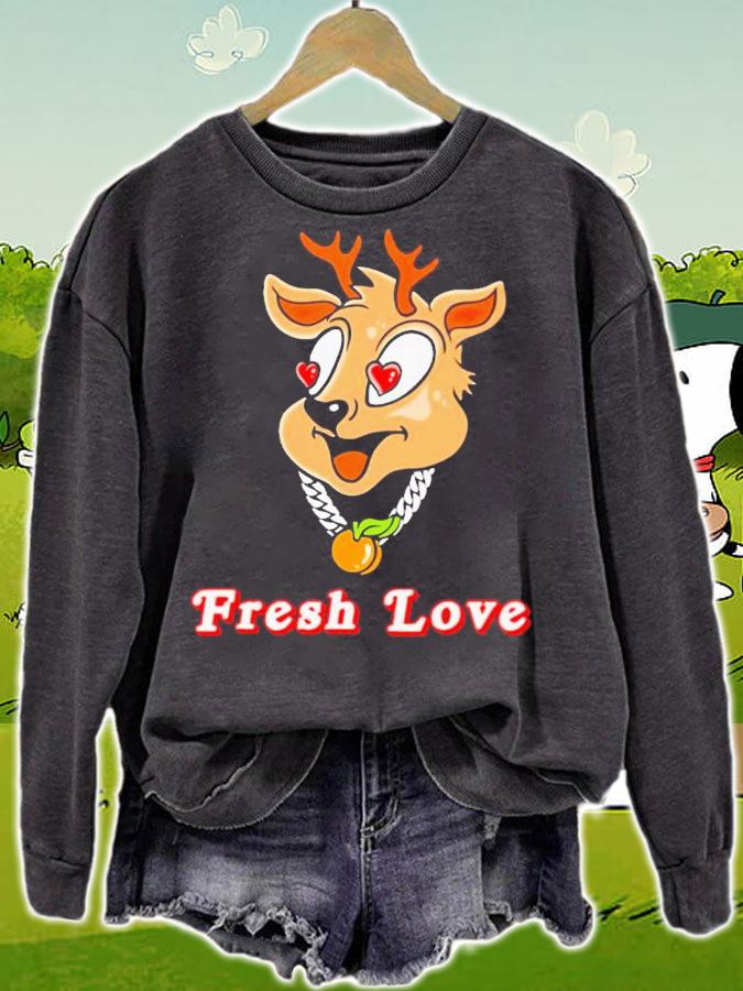 Fresh love dough valentine shirt t-shirt sweatshirt