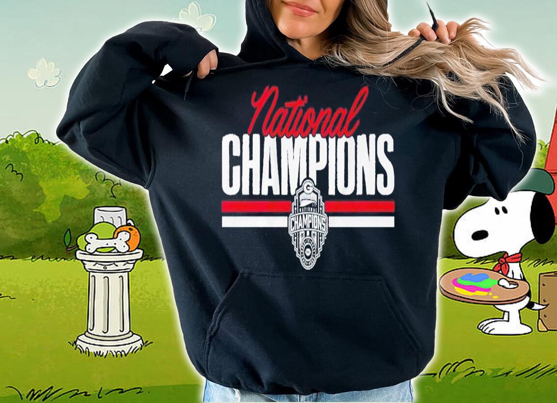Georgia Football National Champions Script Block shirt t-shirt hoodie