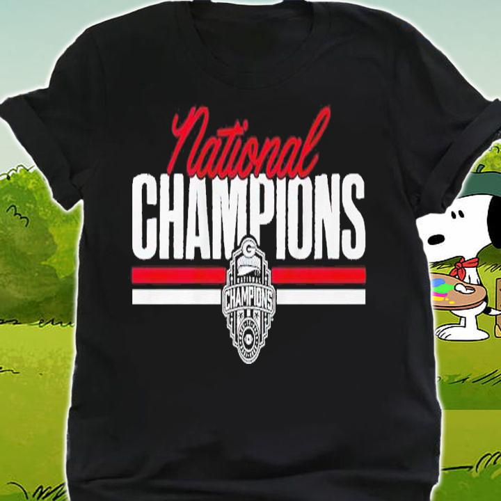 Georgia Football National Champions Script Block shirt t-shirt shirt