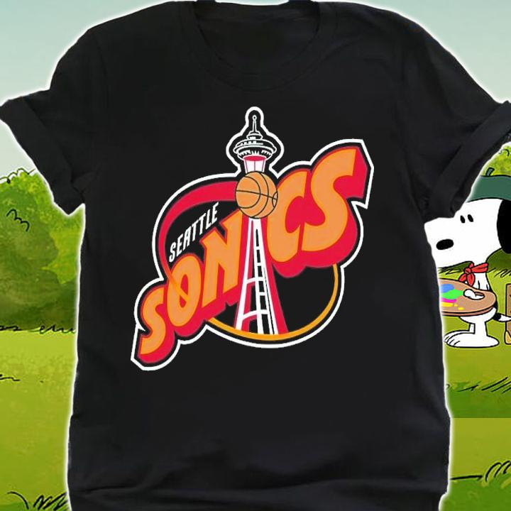 Hoop Central Seattle Sonics shirt t-shirt shirt