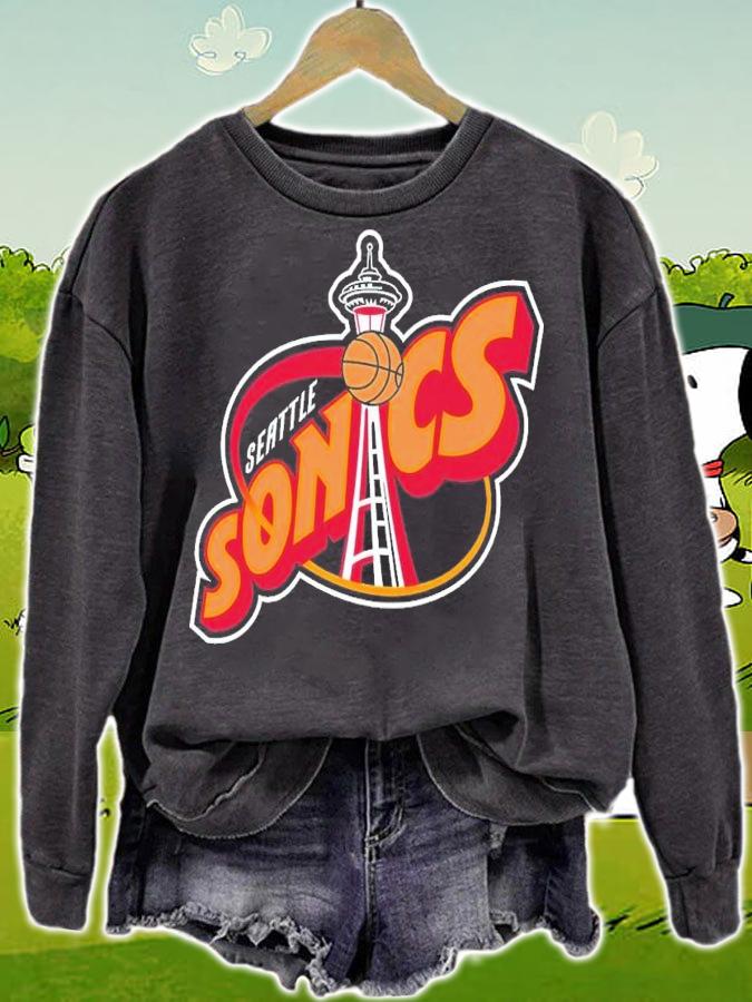 Hoop Central Seattle Sonics shirt t-shirt sweatshirt