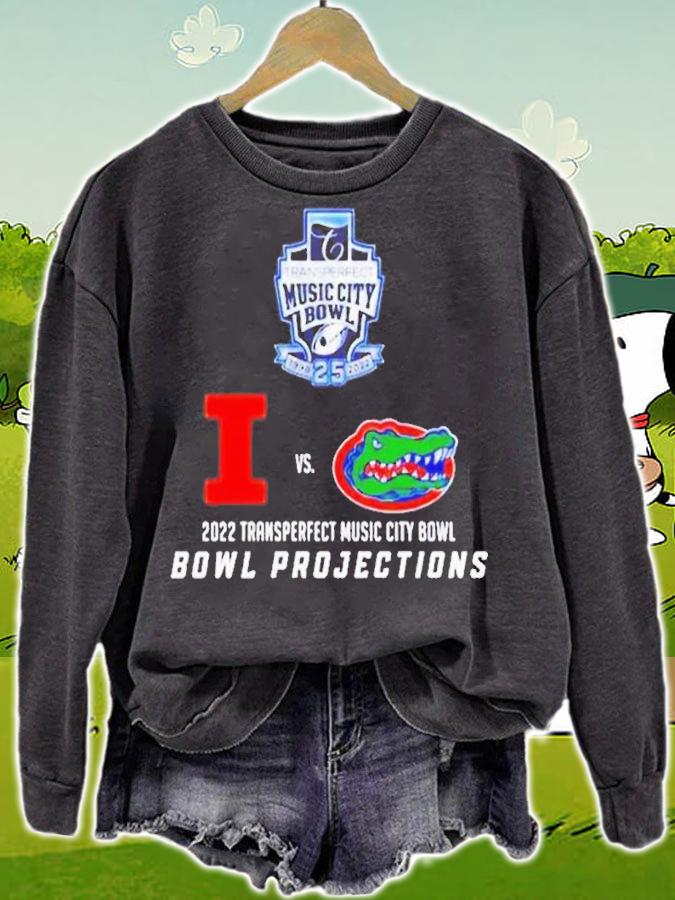 Illinois Strength Vs Florida Gators 2022 Transperfect Music City Bowl Shirt t-shirt sweatshirt