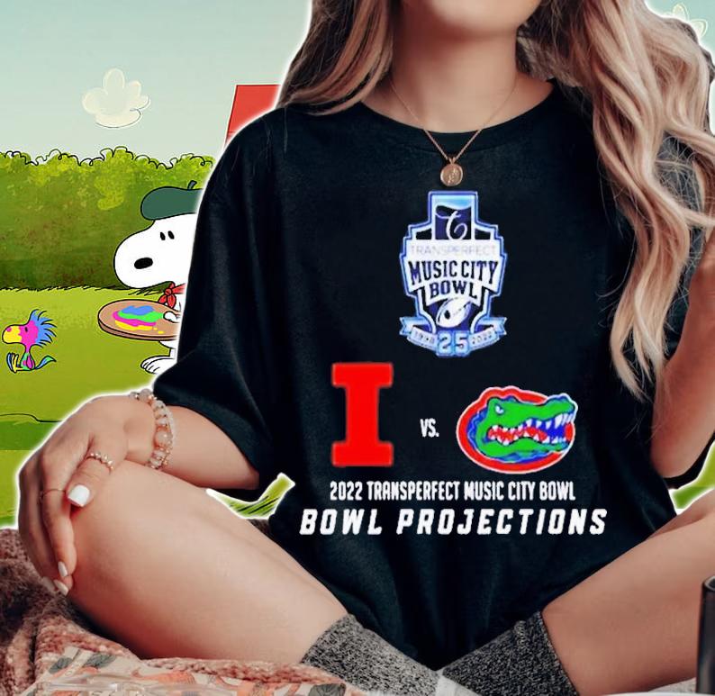 Illinois Strength Vs Florida Gators 2022 Transperfect Music City Bowl Shirt t-shirt woman shirt
