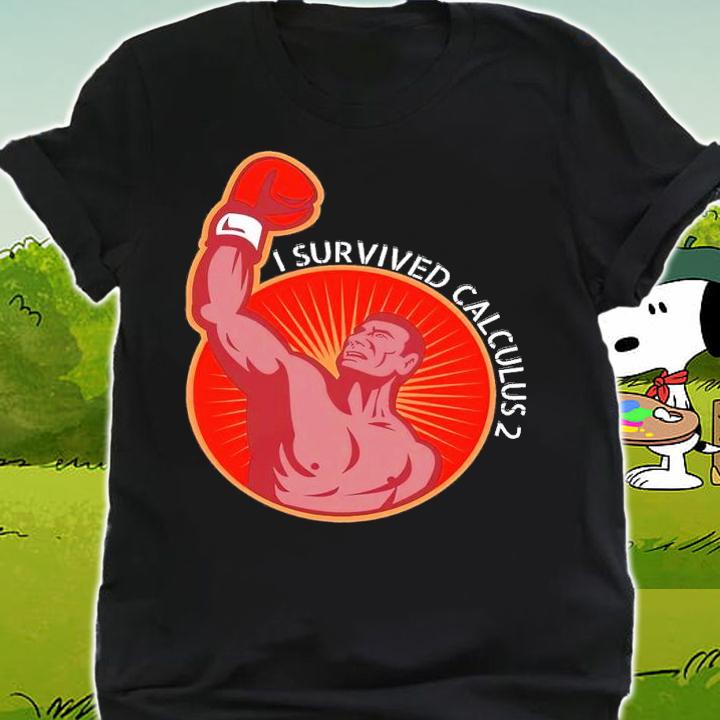 I survived calculus 2 shirt t-shirt shirt