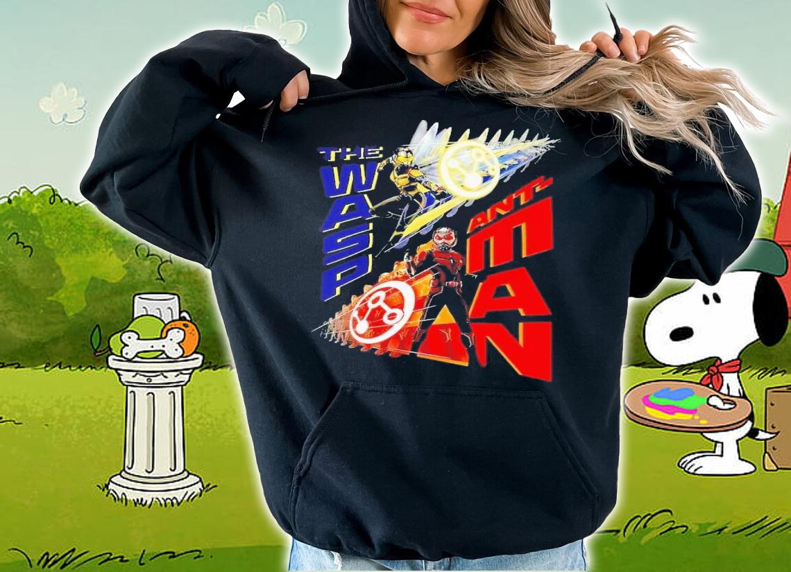 Marvel Ant-Man and the Wasp Quantumania The Wasp and Ant-Man Poster shirt t-shirt hoodie