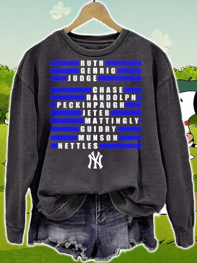 New York Yankees the captains shirt t-shirt sweatshirt