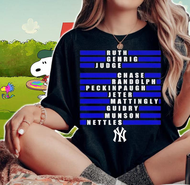 New York Yankees the captains shirt t-shirt woman shirt