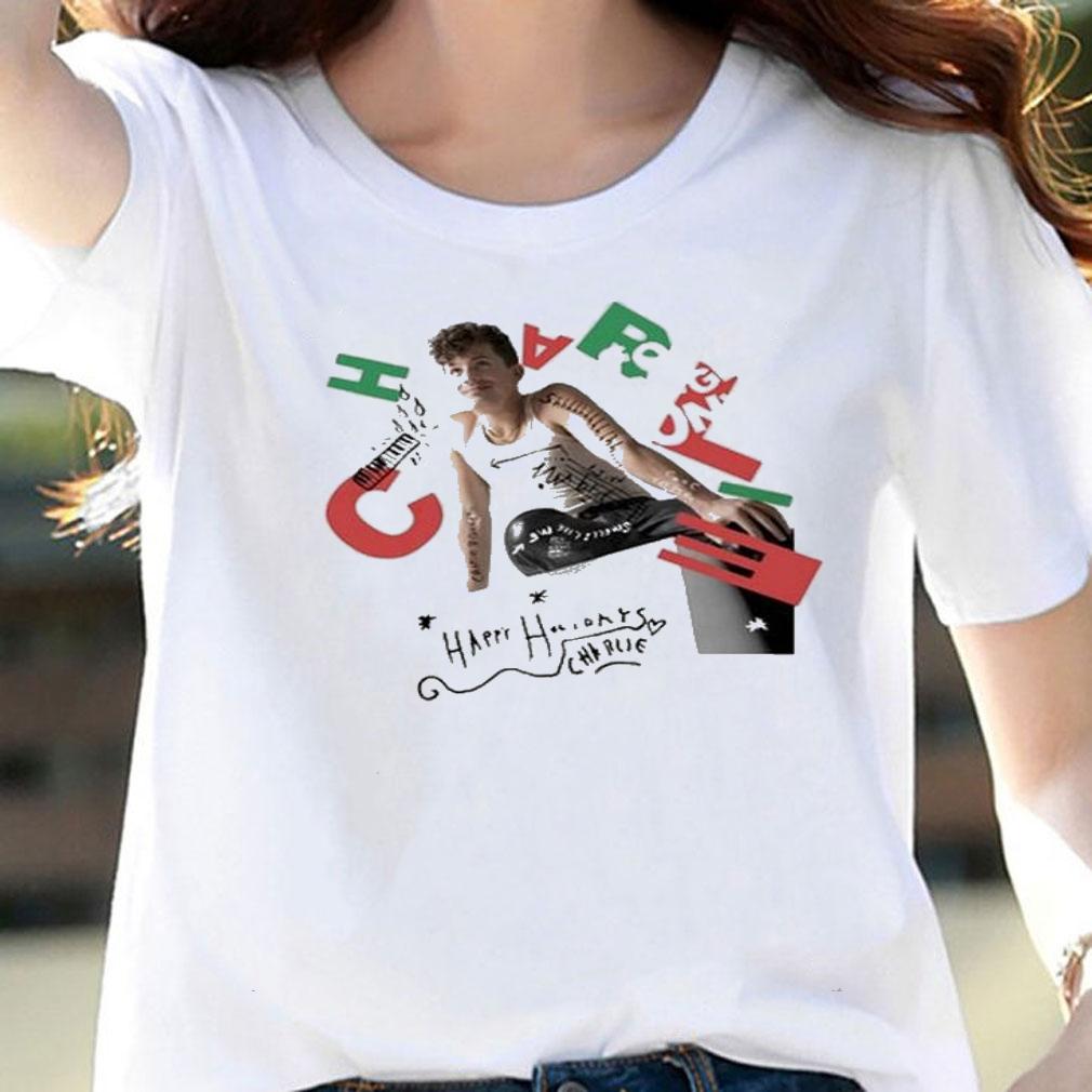 Charlie Puth One Night Only Happy Holidays Charlie Shirt t-shirt woman shirt