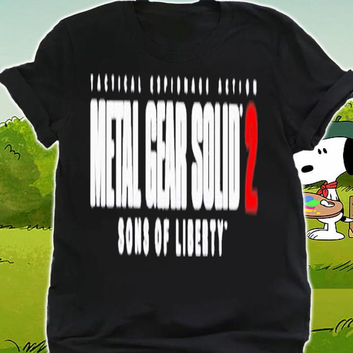 Mikaelatesta Tactical Espionage Action Metal Gear Solid 2 Sons Of Liberty shirt t-shirt shirt
