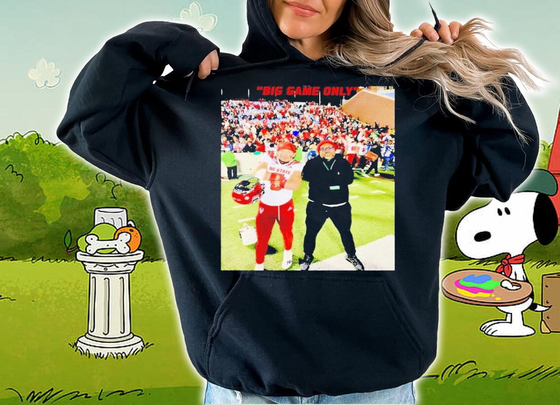 NC state Wolfpack Thayer Thomas big game only shirt t-shirt hoodie