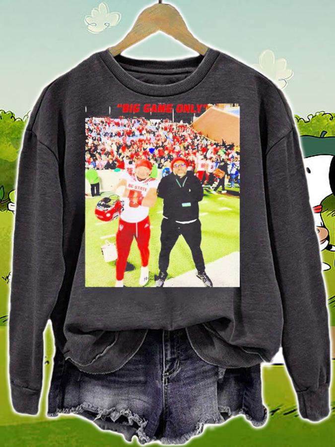 NC state Wolfpack Thayer Thomas big game only shirt t-shirt sweatshirt