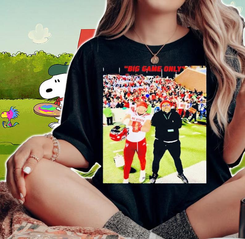 NC state Wolfpack Thayer Thomas big game only shirt t-shirt woman shirt