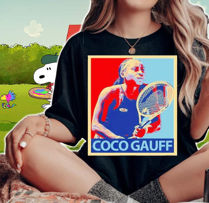 Coco Gauff Tennis Player Shirt t-shirt woman shirt