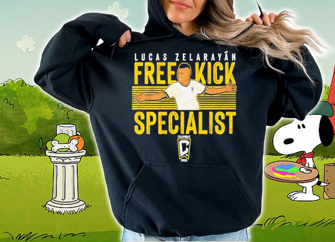 Columbus Crew Lucas Zelarayn Free Kick Specialist shirt t-shirt hoodie