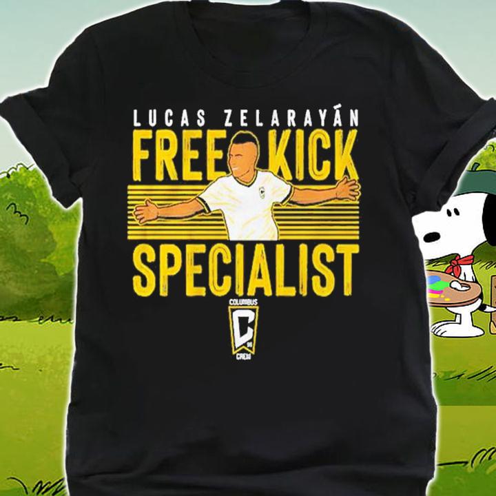 Columbus Crew Lucas Zelarayn Free Kick Specialist shirt t-shirt shirt