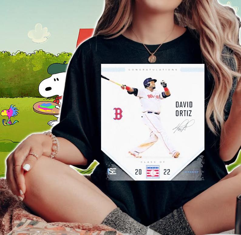Congratulations David Ortiz Baseball Class Of 2022 Signature Shirt t-shirt woman shirt