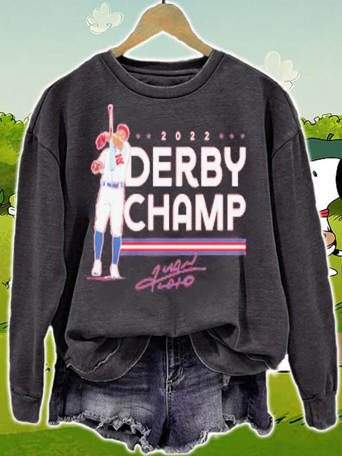 Juan Soto Derby Champ Signature Shirt t-shirt sweatshirt