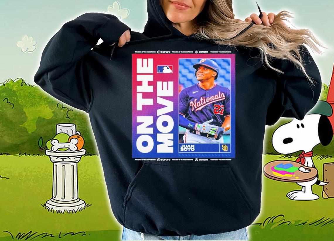 Juan Soto On The Move San Diego Padres Shirt t-shirt hoodie
