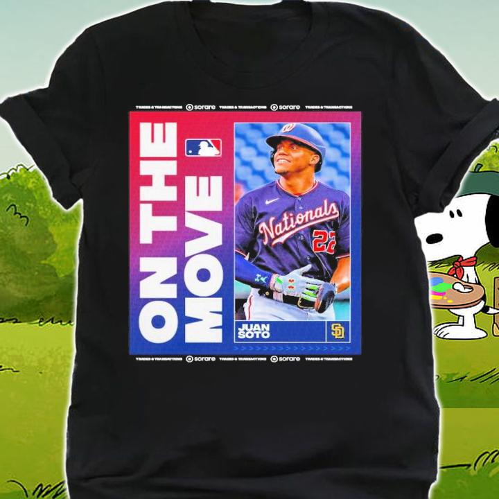 Juan Soto On The Move San Diego Padres Shirt t-shirt shirt
