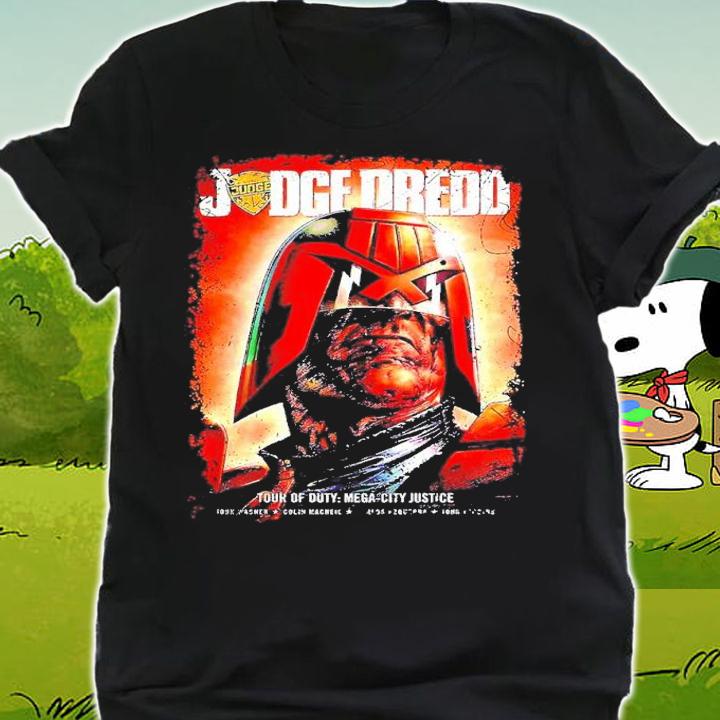 Judge Dredd Tour of Duty Mega City Justice shirt t-shirt shirt