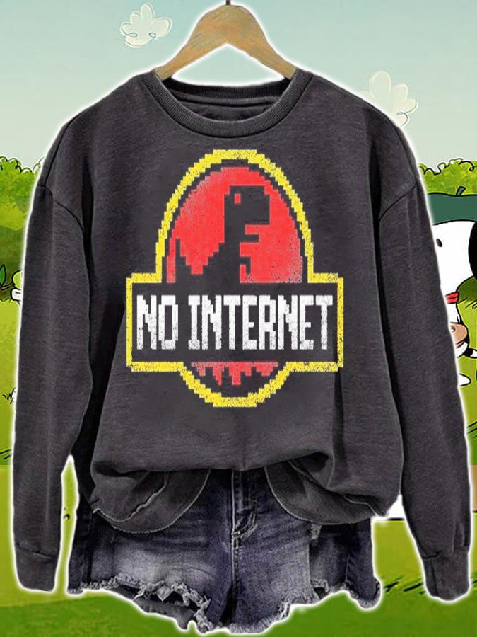 Jurassic Park No Internet shirt t-shirt sweatshirt