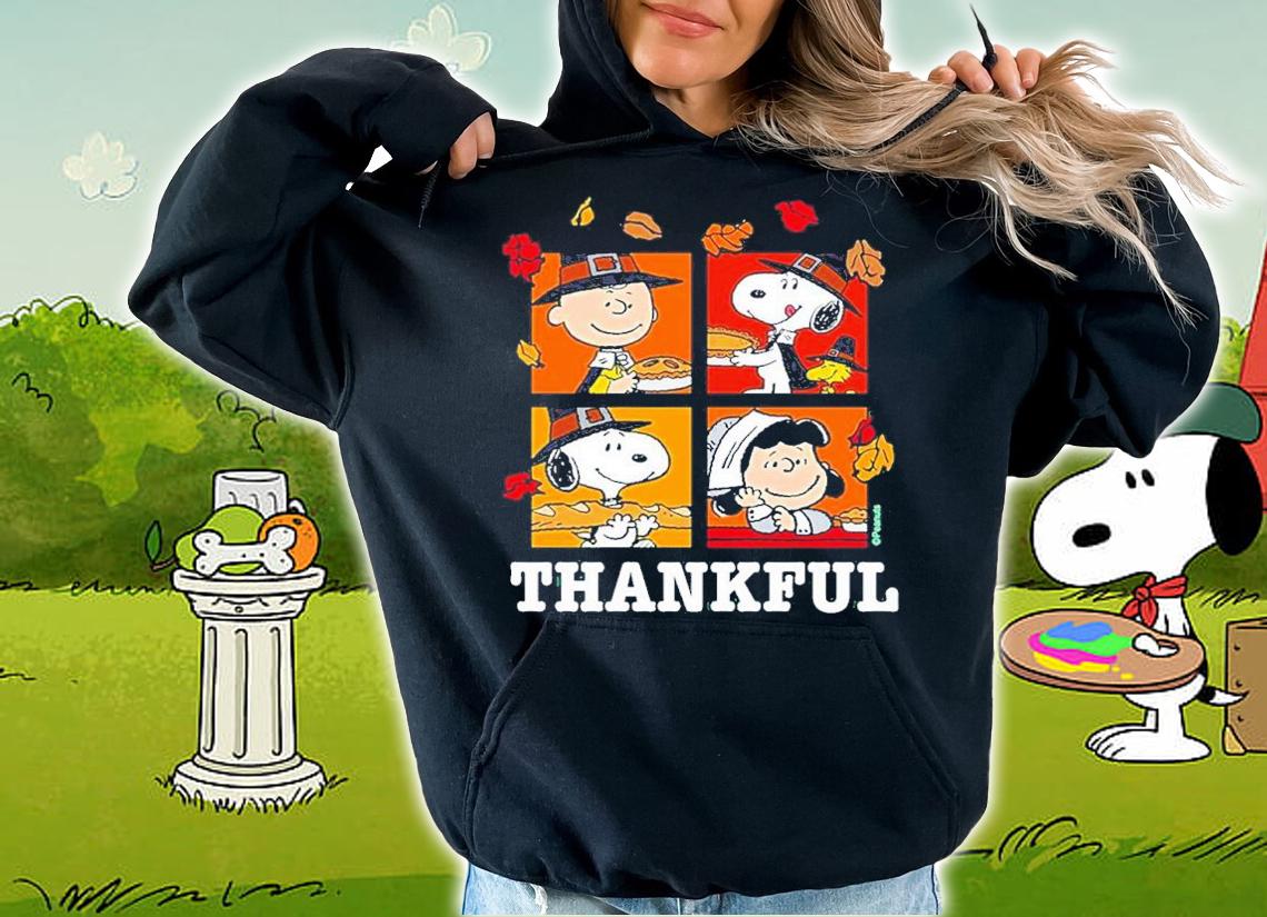 Peanuts Thanksgiving Peanuts Thankful Party Shirt t-shirt hoodie