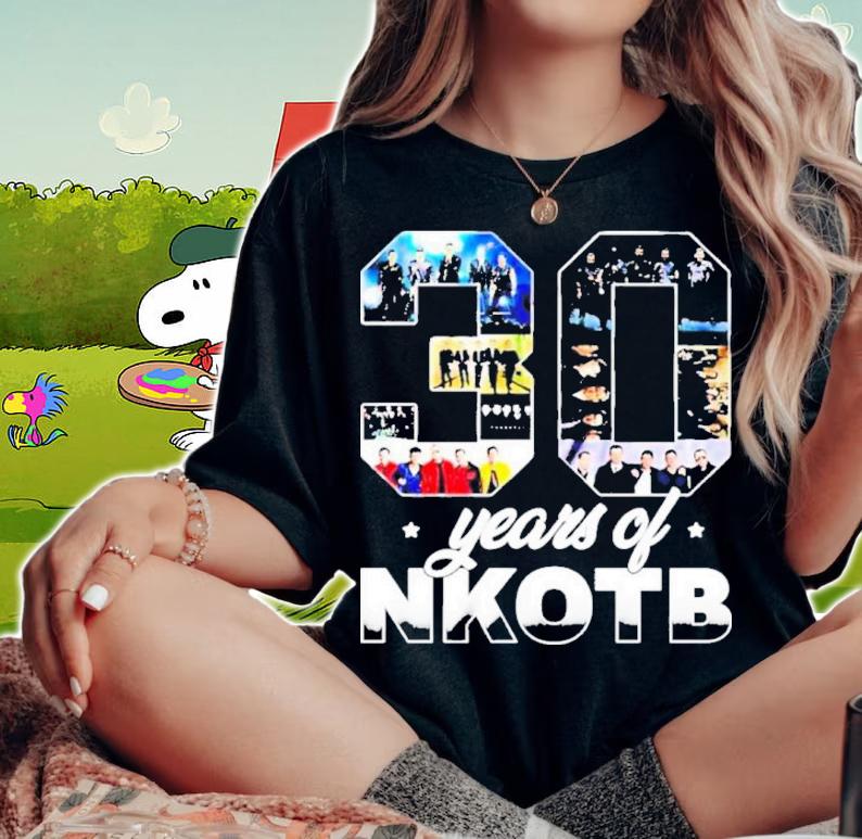 30 Years Anniversary Of NKOTB New Kids Shirt t-shirt woman shirt