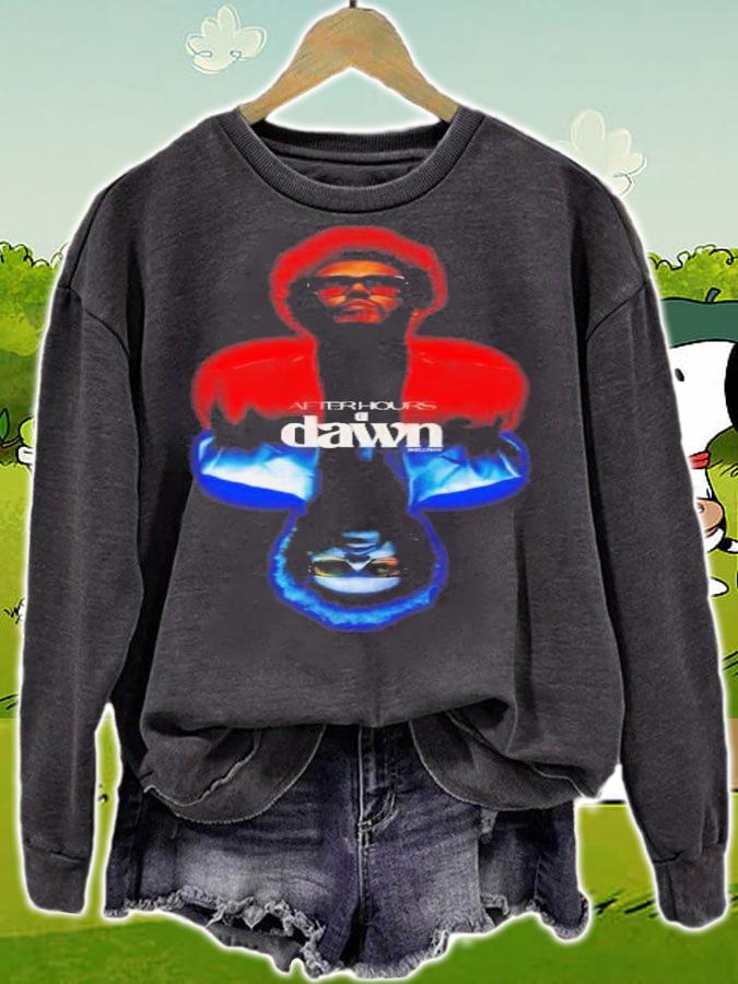 After Hours Til Dawn Red And Blue Tour 2022 Shirt t-shirt sweatshirt