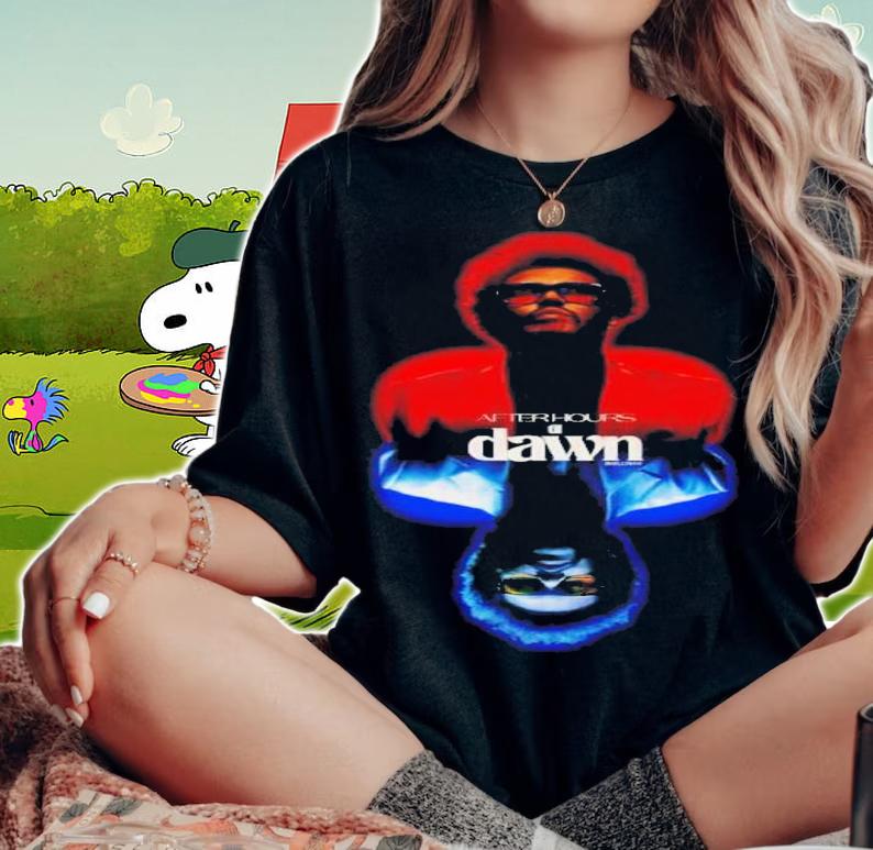 After Hours Til Dawn Red And Blue Tour 2022 Shirt t-shirt woman shirt
