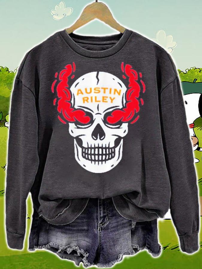 Austin Riley Stone Cold Skull Shirt t-shirt sweatshirt