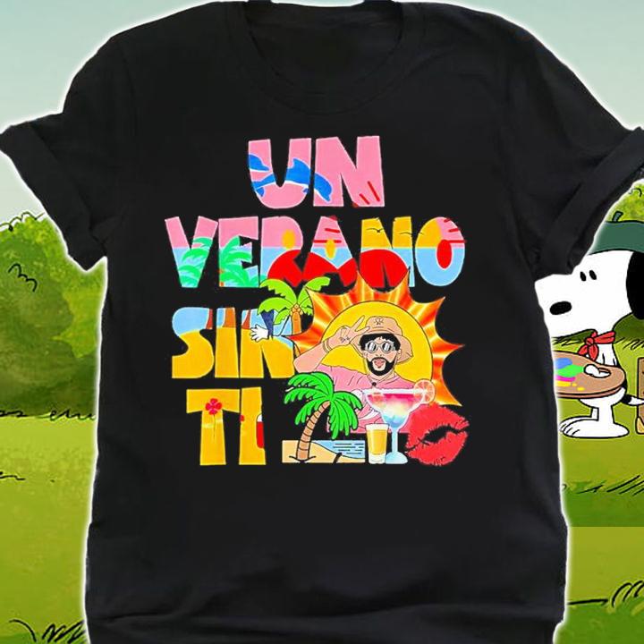 Bad Bunny Tour Un Verano Worlds Tour Sin Ti Shirt t-shirt shirt