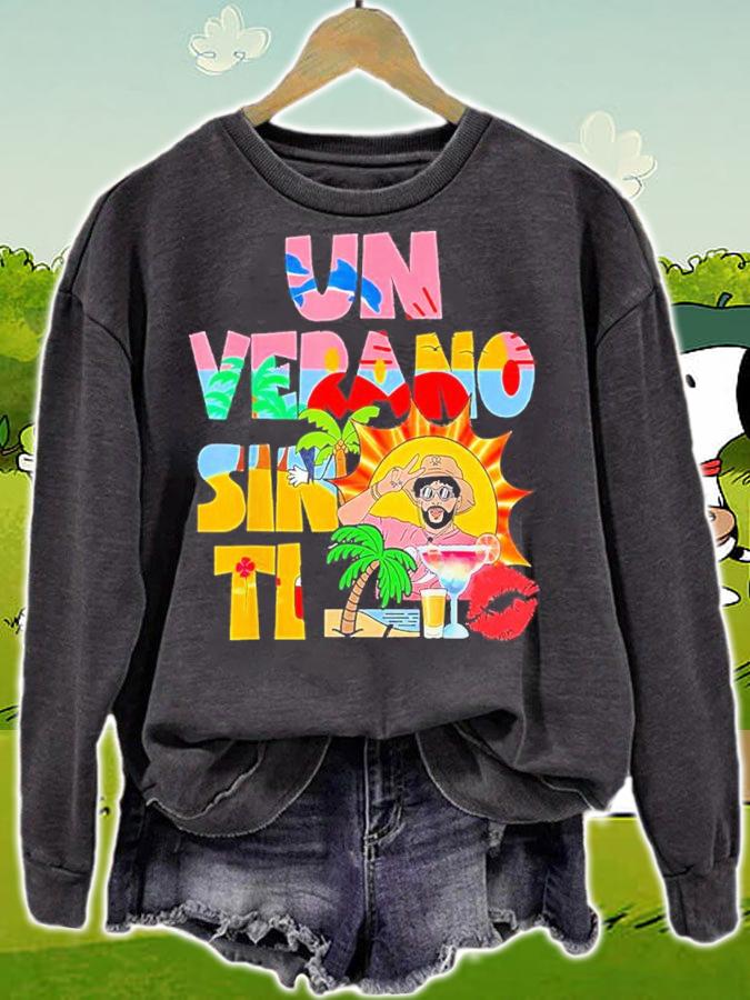 Bad Bunny Tour Un Verano Worlds Tour Sin Ti Shirt t-shirt sweatshirt