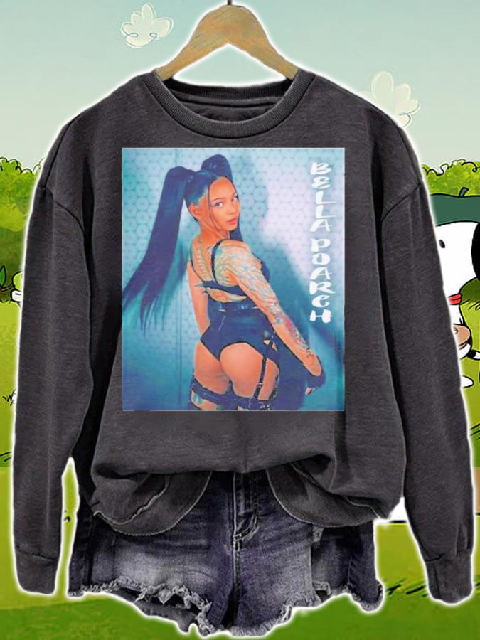 Bella Poarch Look Posing Looking Back Built A Bitch Dolls Shirt t-shirt sweatshirt