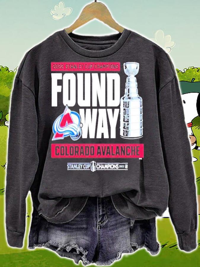 Colorado Avalanche Stanley Cup Champions Found A Way 2022 Shirt t-shirt sweatshirt
