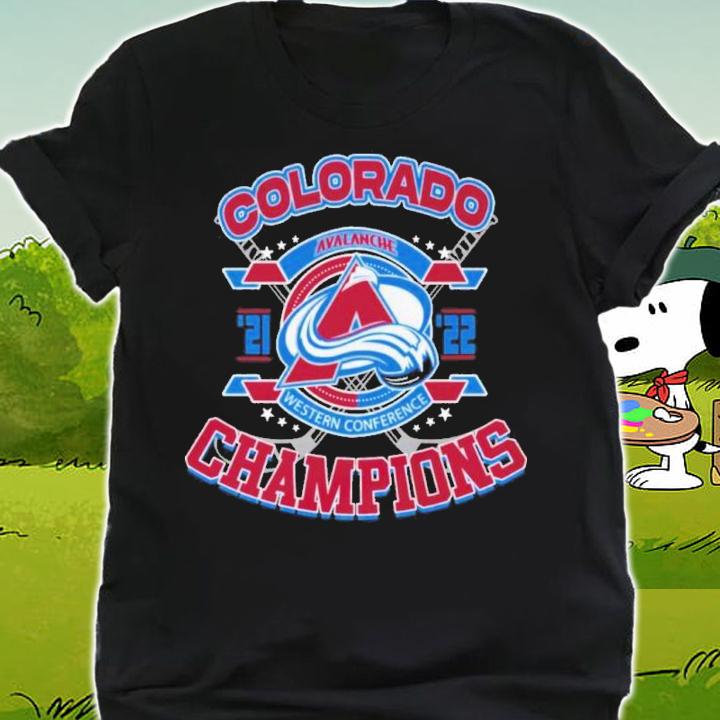 Colorado Avalanche Western Conference Champions 2021-2022 Shirt t-shirt shirt