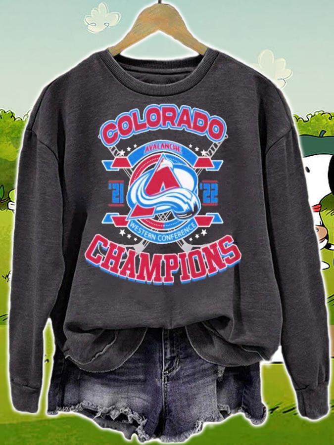 Colorado Avalanche Western Conference Champions 2021-2022 Shirt t-shirt sweatshirt