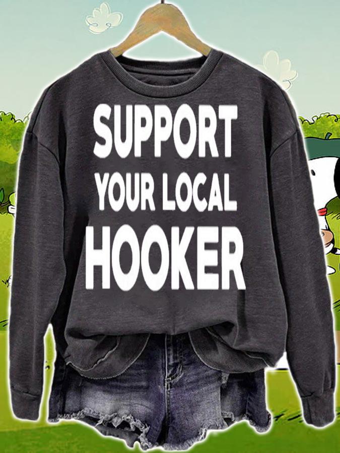 Rockytop redhead support your local hooker shirt t-shirt sweatshirt